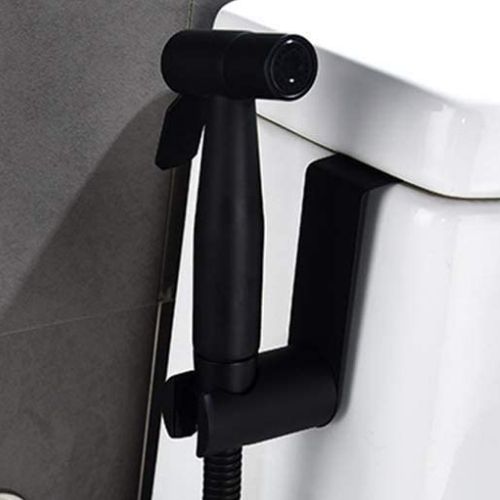 Black Handheld Bidet Sprayer Kit: image 3