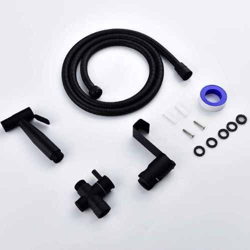 Black Handheld Bidet Sprayer Kit: image 4