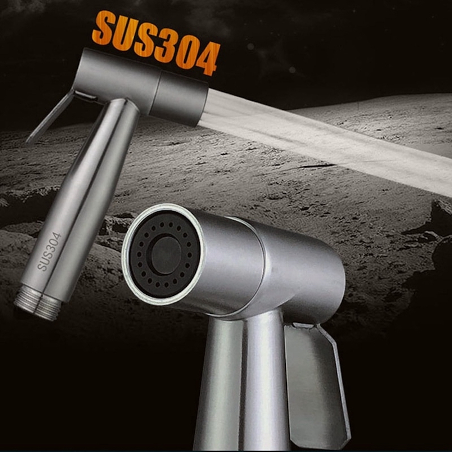 Stainless Steel Handheld Bidet Sprayer Kit: image 4
