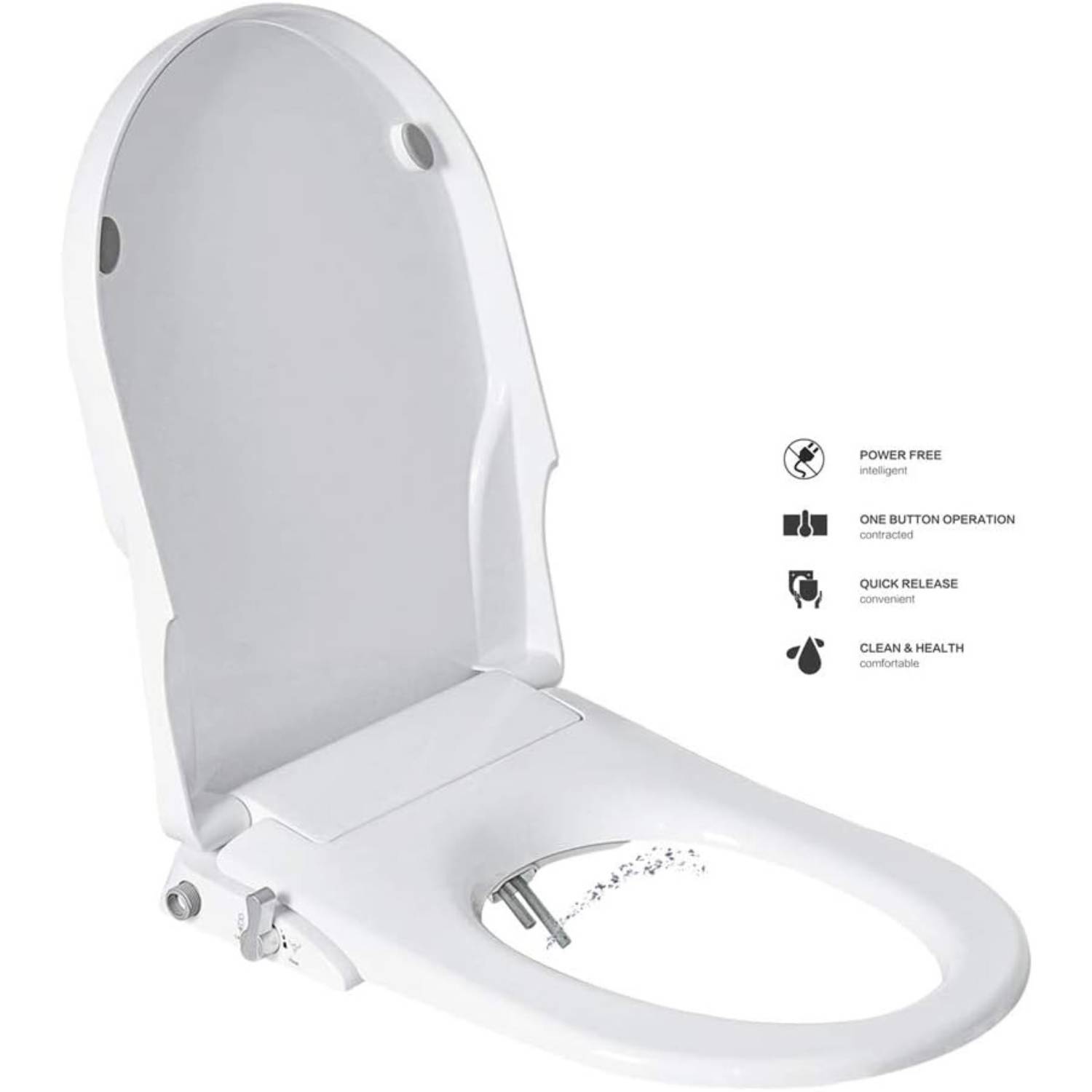 buy D shape bidet seat attachment